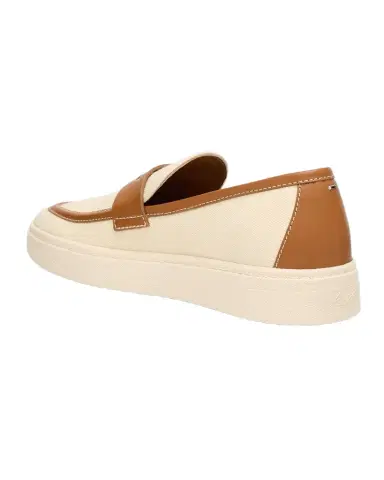 Giuseppe Zanotti Men 's Karmy Canvas and Leather Penny Loafers | Thumbnail 1 Giuseppe Zanotti Men 's Karmy Canvas and Leather Penny Loafers | Thumbnail 1
