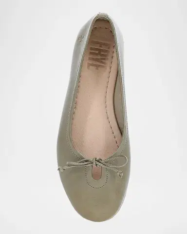 Frye Emma Leather Bow Ballerina Flats | Thumbnail 3 Frye Emma Leather Bow Ballerina Flats | Thumbnail 3