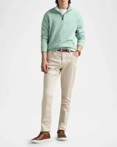 Polo Ralph Lauren Men 's Luxury Double-Knit Jacquard Sweater | Thumbnail 2 Polo Ralph Lauren Men 's Luxury Double-Knit Jacquard Sweater | Thumbnail 2