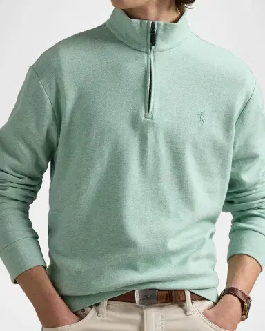 Polo Ralph Lauren Men 's Luxury Double-Knit Jacquard Sweater | Thumbnail 5 Polo Ralph Lauren Men 's Luxury Double-Knit Jacquard Sweater | Thumbnail 5