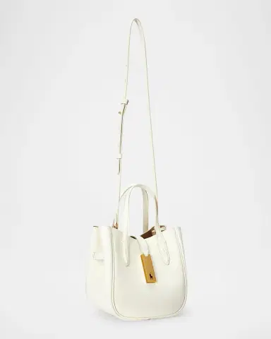 Polo Ralph Lauren Polo ID Leather Small Tote | Thumbnail 2 Polo Ralph Lauren Polo ID Leather Small Tote | Thumbnail 2