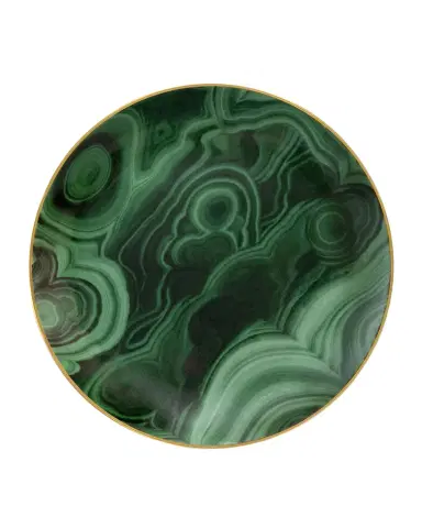L 'Objet Malachite Canape Plates | Thumbnail 1 L 'Objet Malachite Canape Plates | Thumbnail 1