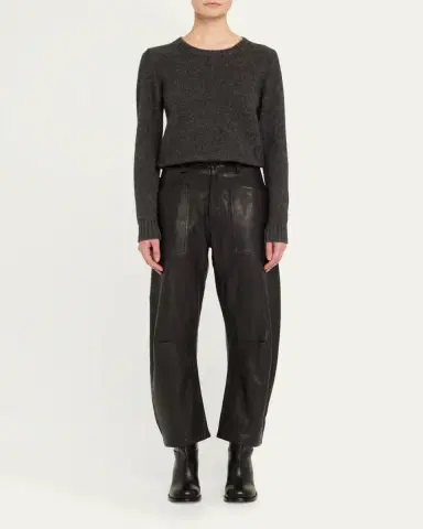 Nili Lotan Shon Barrel Leather Pants | Thumbnail 6 Nili Lotan Shon Barrel Leather Pants | Thumbnail 6