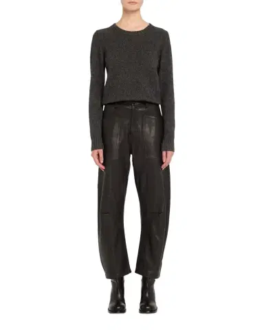 Nili Lotan Shon Barrel Leather Pants | Thumbnail 1 Nili Lotan Shon Barrel Leather Pants | Thumbnail 1