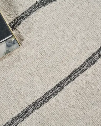 Exquisite Rugs Tangiers Hand-Tufted Ivory/Black Rug | Thumbnail 5 Exquisite Rugs Tangiers Hand-Tufted Ivory/Black Rug | Thumbnail 5