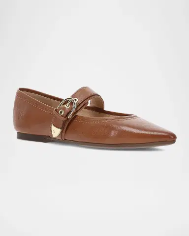 Frye Heather Leather Mary Jane Ballerina Flats | Thumbnail 2 Frye Heather Leather Mary Jane Ballerina Flats | Thumbnail 2