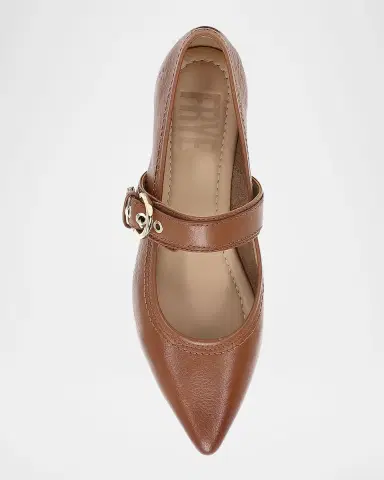 Frye Heather Leather Mary Jane Ballerina Flats | Thumbnail 3 Frye Heather Leather Mary Jane Ballerina Flats | Thumbnail 3