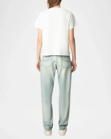 Zadig & Voltaire Alys Embellished Big Heart T-Shirt | Thumbnail 2 Zadig & Voltaire Alys Embellished Big Heart T-Shirt | Thumbnail 2