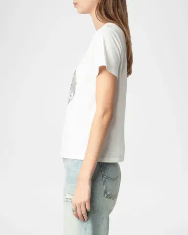 Zadig & Voltaire Alys Embellished Big Heart T-Shirt | Thumbnail 4 Zadig & Voltaire Alys Embellished Big Heart T-Shirt | Thumbnail 4