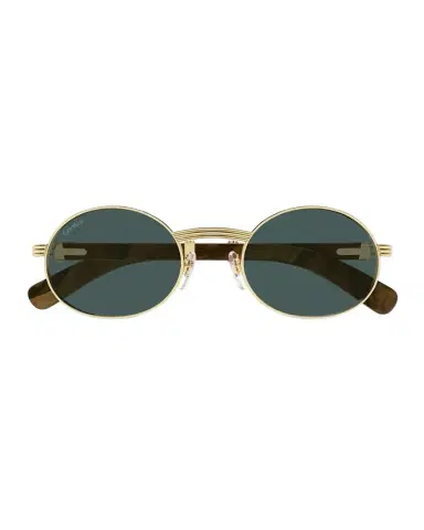 Cartier Men 's Metal Round Sunglasses | Thumbnail 1 Cartier Men 's Metal Round Sunglasses | Thumbnail 1
