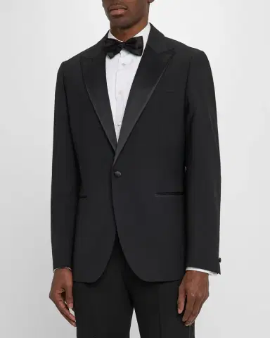 Reiss Men's Poker Modern-Fit Tuxedo Jacket | Thumbnail 4 Reiss Men's Poker Modern-Fit Tuxedo Jacket | Thumbnail 4