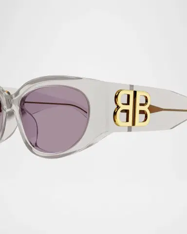 Balenciaga Round Acetate Sunglasses | Thumbnail 2 Balenciaga Round Acetate Sunglasses | Thumbnail 2