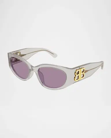 Balenciaga Round Acetate Sunglasses | Thumbnail 3 Balenciaga Round Acetate Sunglasses | Thumbnail 3