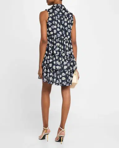 Cinq à Sept Becci Floral Sleeveless Mini Dress | Thumbnail 3 Cinq à Sept Becci Floral Sleeveless Mini Dress | Thumbnail 3