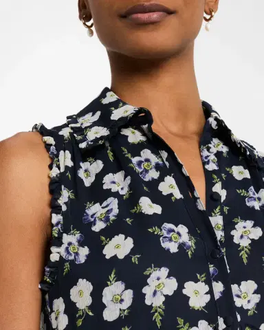 Cinq à Sept Becci Floral Sleeveless Mini Dress | Thumbnail 5 Cinq à Sept Becci Floral Sleeveless Mini Dress | Thumbnail 5