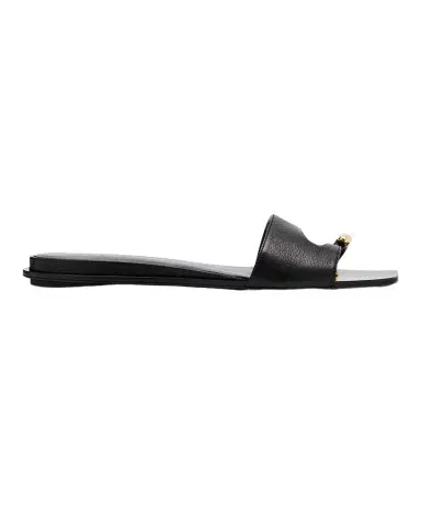 Tory Burch Pierced Leather Toe Ring Flat Sandals | Thumbnail 1 Tory Burch Pierced Leather Toe Ring Flat Sandals | Thumbnail 1