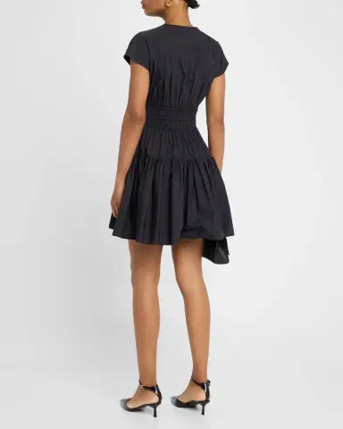 DEREK LAM 10 CROSBY Tora V-Neck Mini Dress | Thumbnail 3 DEREK LAM 10 CROSBY Tora V-Neck Mini Dress | Thumbnail 3