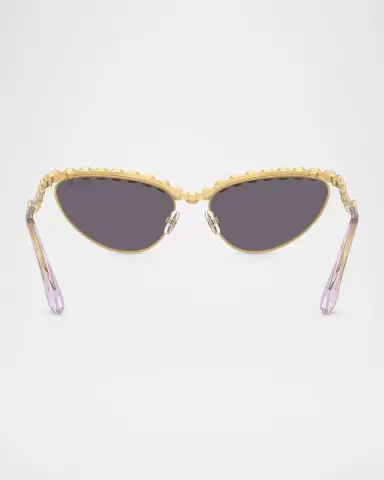 Swarovski SK7030 Cat Eye Crystalized Sunglasses | Thumbnail 4 Swarovski SK7030 Cat Eye Crystalized Sunglasses | Thumbnail 4