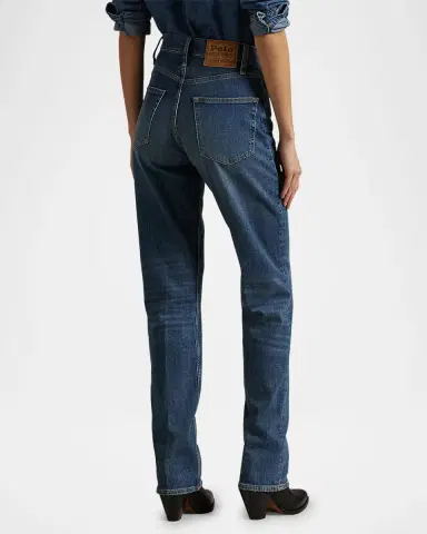 Polo Ralph Lauren High-Rise Straight Jeans | Thumbnail 3 Polo Ralph Lauren High-Rise Straight Jeans | Thumbnail 3