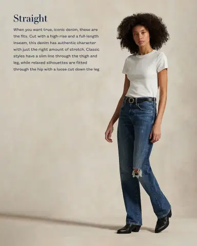 Polo Ralph Lauren High-Rise Straight Jeans | Thumbnail 5 Polo Ralph Lauren High-Rise Straight Jeans | Thumbnail 5