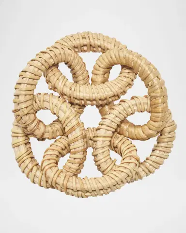 Kim Seybert Rattan Link Napkin Ring | Thumbnail 2 Kim Seybert Rattan Link Napkin Ring | Thumbnail 2