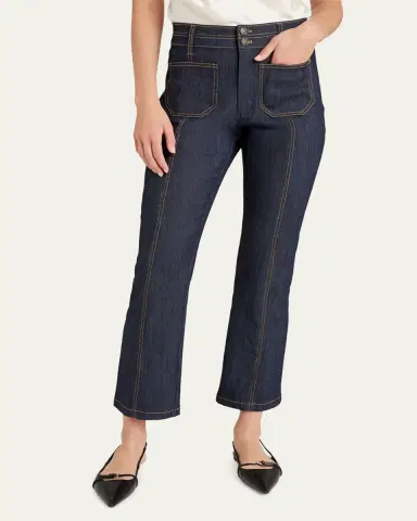 Cinq à Sept Dorothea Denim Patch Pocket Pants | Thumbnail 3 Cinq à Sept Dorothea Denim Patch Pocket Pants | Thumbnail 3