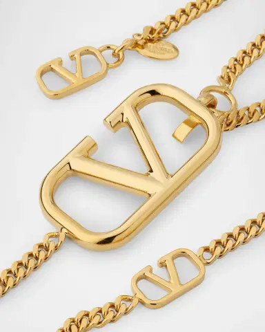 Valentino Garavani VLogo Signature Chain Belt | Thumbnail 2 Valentino Garavani VLogo Signature Chain Belt | Thumbnail 2