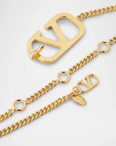 Valentino Garavani VLogo Signature Chain Belt | Thumbnail 3 Valentino Garavani VLogo Signature Chain Belt | Thumbnail 3