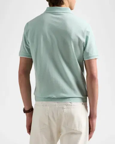 Polo Ralph Lauren Men's Jacquard Mesh Polo Shirt | Thumbnail 3 Polo Ralph Lauren Men's Jacquard Mesh Polo Shirt | Thumbnail 3