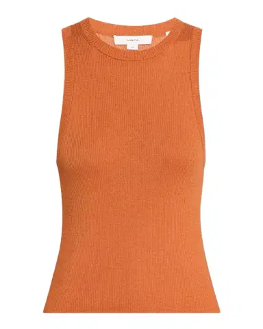 Vince High-Neck Cashmere-Silk Tank Top | Thumbnail 1 Vince High-Neck Cashmere-Silk Tank Top | Thumbnail 1