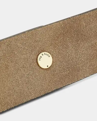 Rag & Bone Rebound Logo Engraved Leather Belt | Thumbnail 3 Rag & Bone Rebound Logo Engraved Leather Belt | Thumbnail 3