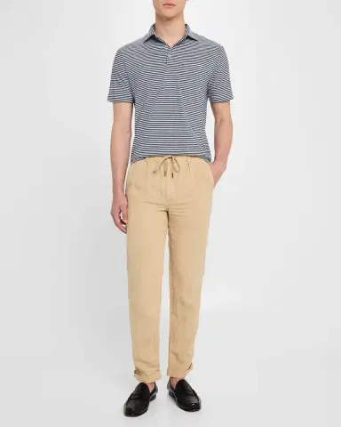 Polo Ralph Lauren Men's Prepster Slim Tapered Linen Pants | Thumbnail 2 Polo Ralph Lauren Men's Prepster Slim Tapered Linen Pants | Thumbnail 2