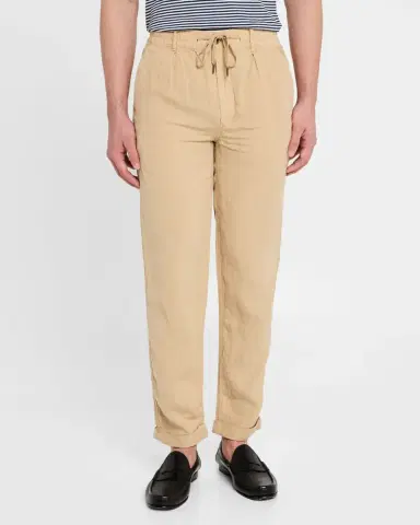 Polo Ralph Lauren Men's Prepster Slim Tapered Linen Pants | Thumbnail 4 Polo Ralph Lauren Men's Prepster Slim Tapered Linen Pants | Thumbnail 4