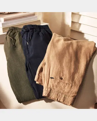 Polo Ralph Lauren Men's Prepster Slim Tapered Linen Pants | Thumbnail 7 Polo Ralph Lauren Men's Prepster Slim Tapered Linen Pants | Thumbnail 7
