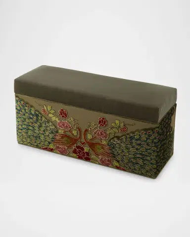 Haute House Peacock Refined Simplicity Storage Bench | Thumbnail 4 Haute House Peacock Refined Simplicity Storage Bench | Thumbnail 4