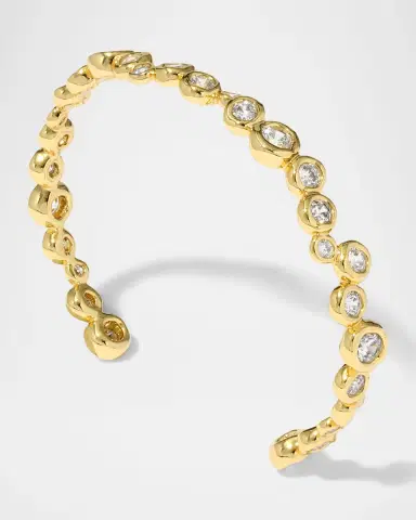 Alexis Bittar Asterales Gold CZ Skinny Cuff | Thumbnail 3 Alexis Bittar Asterales Gold CZ Skinny Cuff | Thumbnail 3