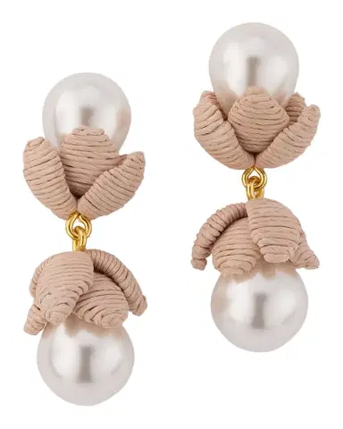 Lele Sadoughi Pearly Droplet Earrings | Thumbnail 1 Lele Sadoughi Pearly Droplet Earrings | Thumbnail 1