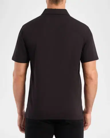 Robert Graham Men 's Furlan Stretch Knit Polo Shirt | Thumbnail 3 Robert Graham Men 's Furlan Stretch Knit Polo Shirt | Thumbnail 3