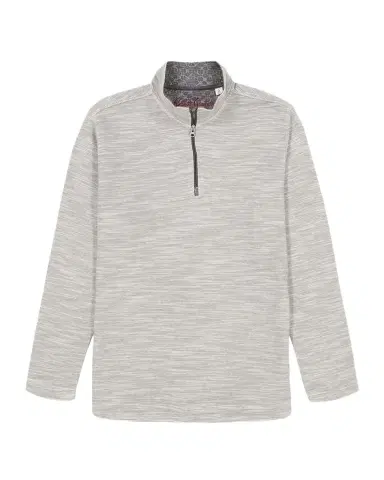 Robert Graham Men's Heathered Knit Quarter-Zip Sweater | Thumbnail 1 Robert Graham Men's Heathered Knit Quarter-Zip Sweater | Thumbnail 1