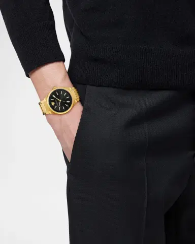 Versace V-Auria 39MM IP Yellow Gold Bracelet Watch | Thumbnail 2 Versace V-Auria 39MM IP Yellow Gold Bracelet Watch | Thumbnail 2