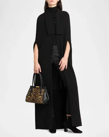 Dolce & Gabbana Lana Wool-Blend Crepe Long Coat | Thumbnail 4 Dolce & Gabbana Lana Wool-Blend Crepe Long Coat | Thumbnail 4