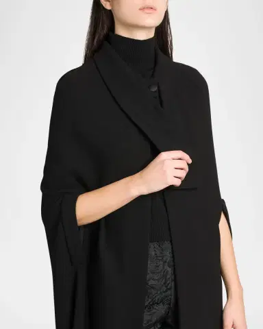 Dolce & Gabbana Lana Wool-Blend Crepe Long Coat | Thumbnail 5 Dolce & Gabbana Lana Wool-Blend Crepe Long Coat | Thumbnail 5