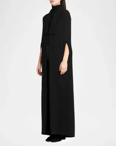 Dolce & Gabbana Lana Wool-Blend Crepe Long Coat | Thumbnail 6 Dolce & Gabbana Lana Wool-Blend Crepe Long Coat | Thumbnail 6