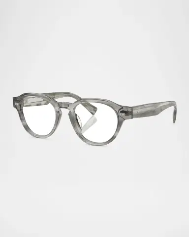 Brunello Cucinelli BC3007 Blue Light Blocking Round Glasses | Thumbnail 2 Brunello Cucinelli BC3007 Blue Light Blocking Round Glasses | Thumbnail 2