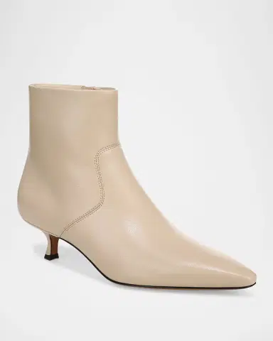 Vince Simone Leather Ankle Boots | Thumbnail 2 Vince Simone Leather Ankle Boots | Thumbnail 2