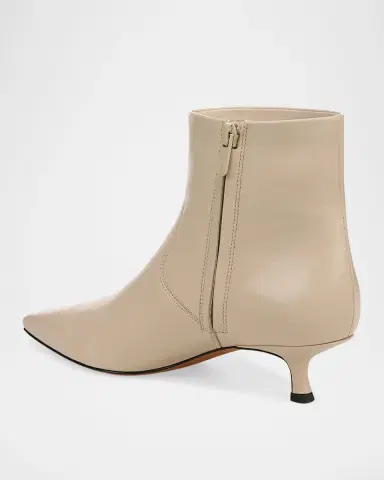 Vince Simone Leather Ankle Boots | Thumbnail 3 Vince Simone Leather Ankle Boots | Thumbnail 3