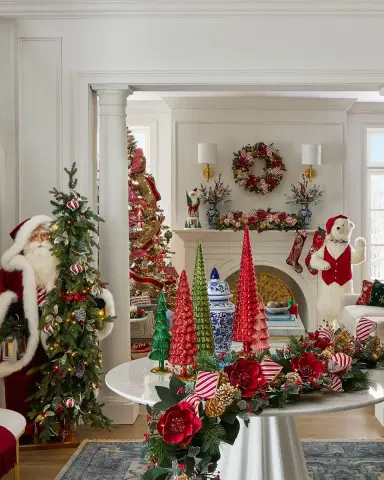 Ditz Designs Peppermint Cheer White Trio Tree, 72" | Thumbnail 2 Ditz Designs Peppermint Cheer White Trio Tree, 72" | Thumbnail 2