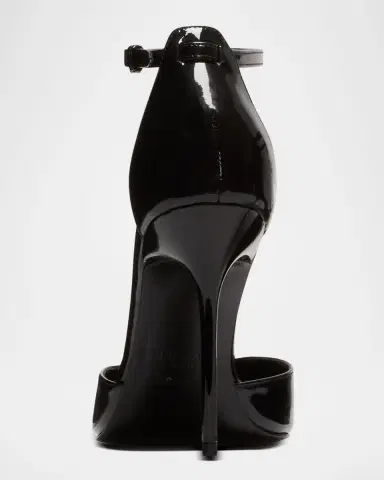 Balmain Sync Patent Leather Chain T-Strap Pumps | Thumbnail 4 Balmain Sync Patent Leather Chain T-Strap Pumps | Thumbnail 4