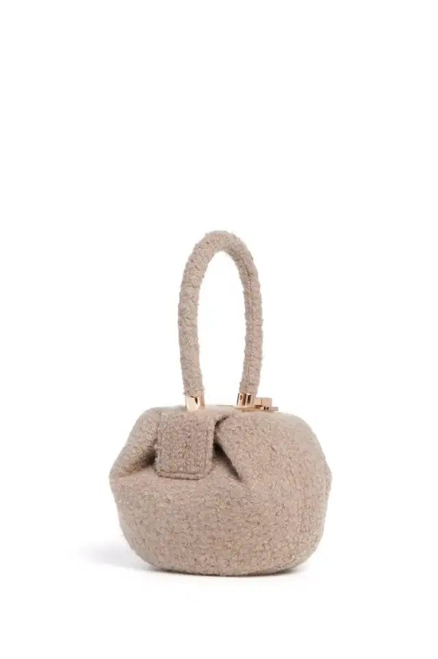 Demi Bag in Camel Cashmere Boucle Demi Bag in Camel Cashmere Boucle
