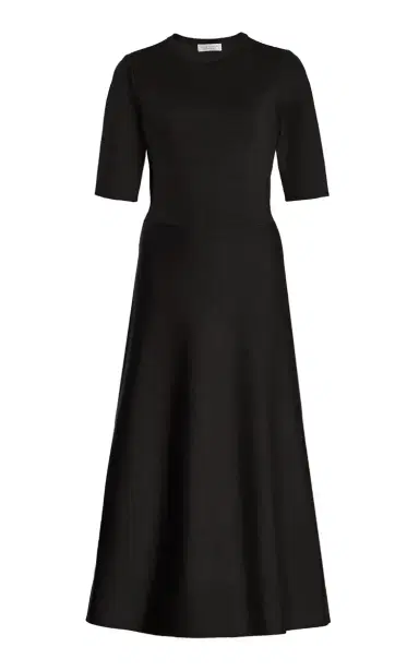 GABRIELA HEARST Seymore Knit Dress in Black Merino Wool Cashmere | Thumbnail 1 GABRIELA HEARST Seymore Knit Dress in Black Merino Wool Cashmere | Thumbnail 1